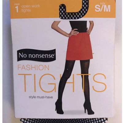 Fashion Sweater Tights,1 Pair, Black Side S/M NO NONSENSE